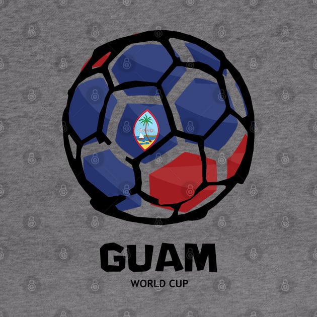 Guam Football Country Flag by KewaleeTee